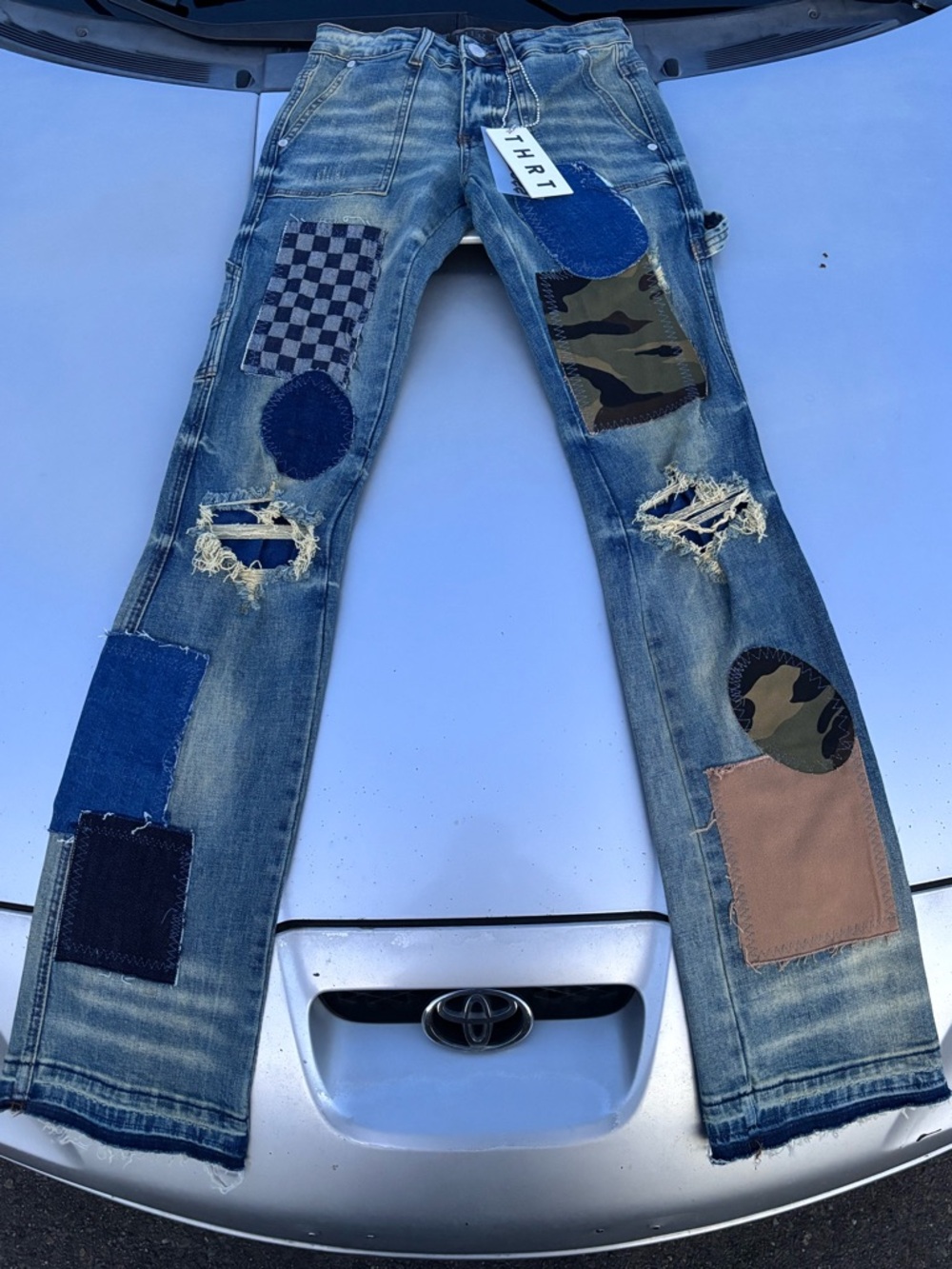 THRT Denim Hodges Stacked Jeans.